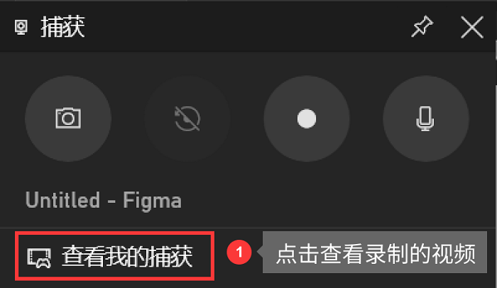 查看我的捕获