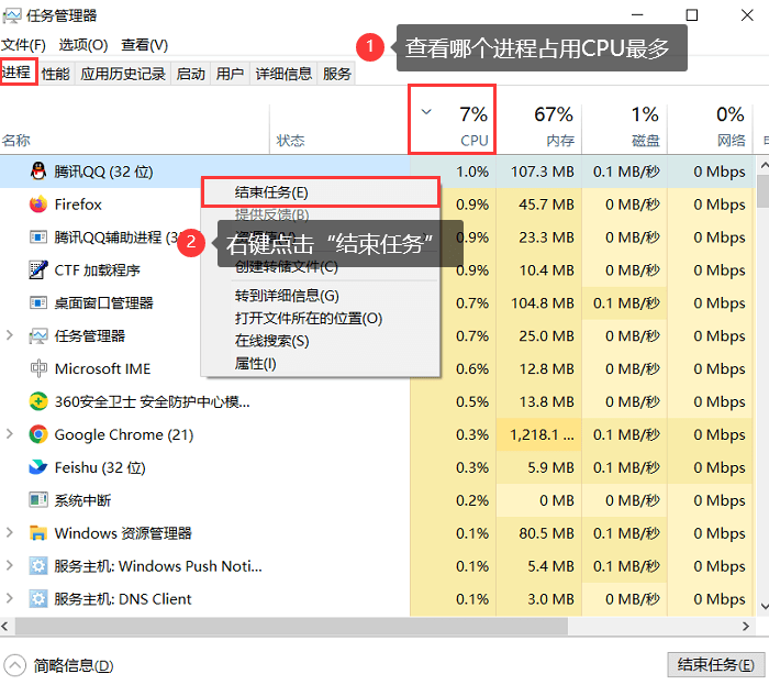 查找问题进程