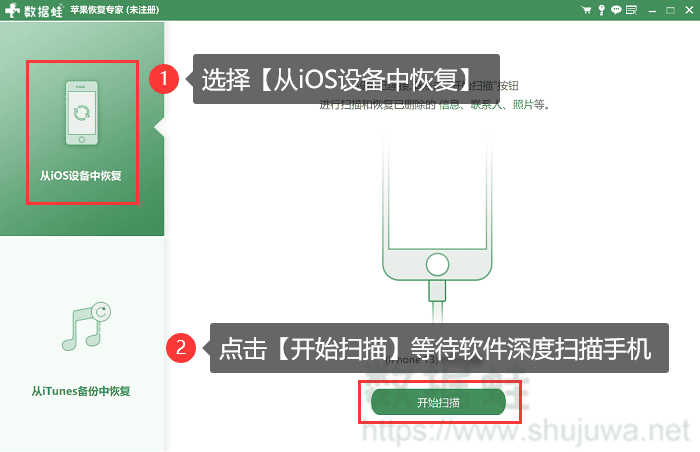 单击开始扫描