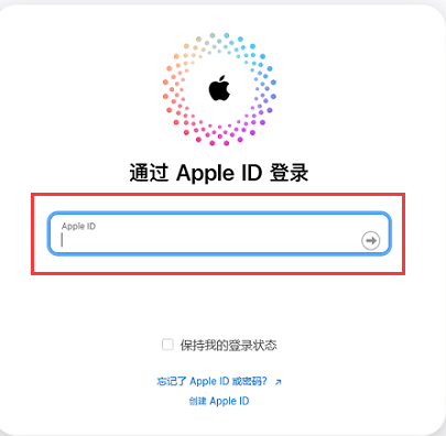 登录Apple ID